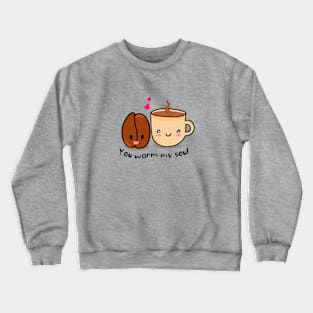 Cute coffee couple Crewneck Sweatshirt